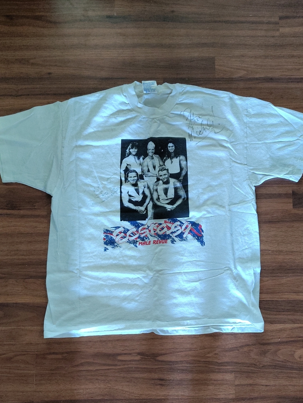 Vintage Ecstacy Tour White Graphic Tee. Signed!